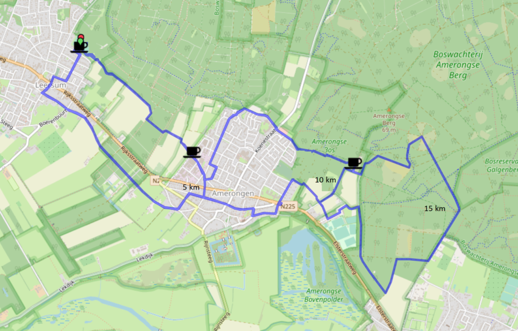 Routes 4daagse donderdag